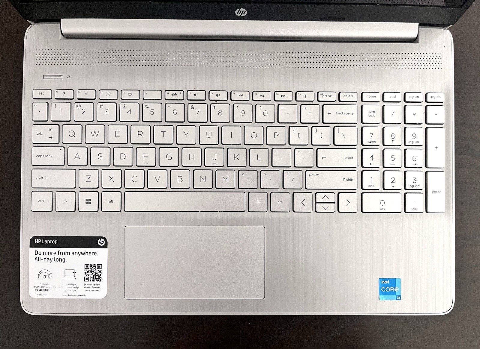 HP Laptop Intel Core i3 15″ Laptop Silver