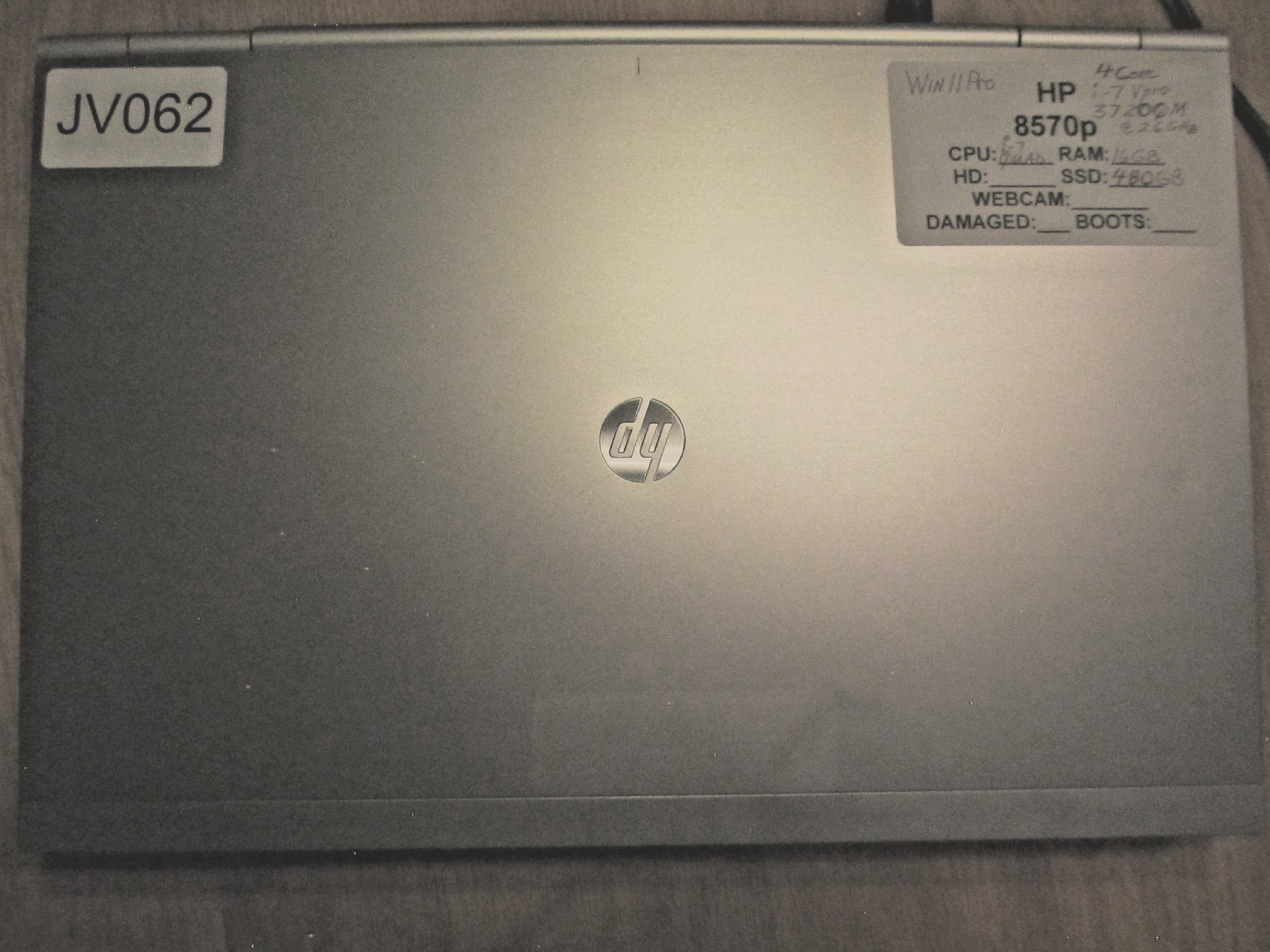 HP Elitebook 8570p i7 Quad Core/16GB/480GB SSD/Win 11 Pro(Activated) WORKS GREAT