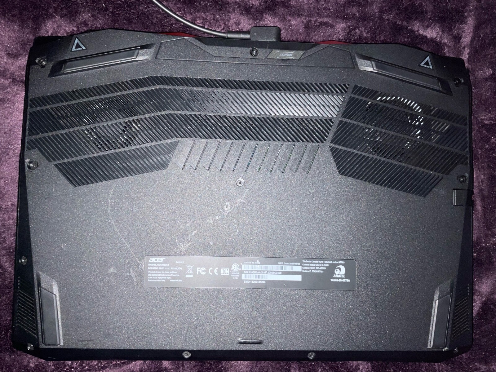 Acer Nitro 5 Gaming Laptop and Gaming mouse