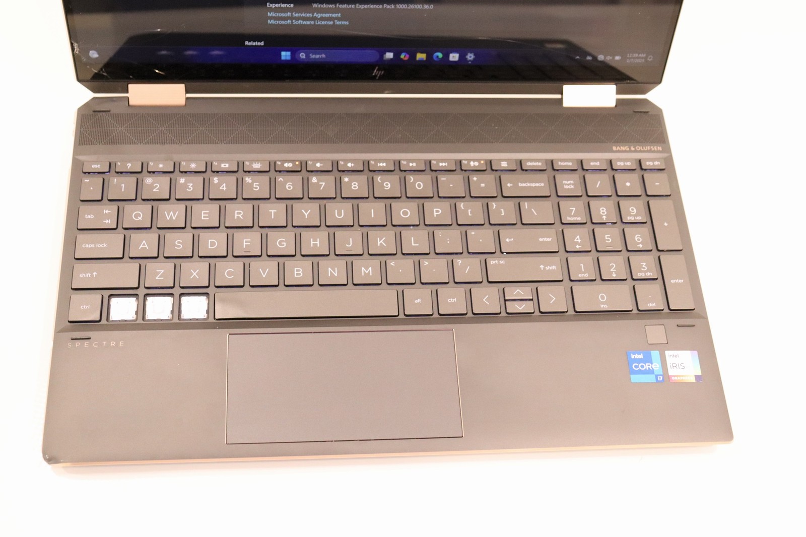 HP Spectre x360 Convertible 15-eb1043dx 2in1 i7-1165G7 16GB 256GB NVMe W11H Read