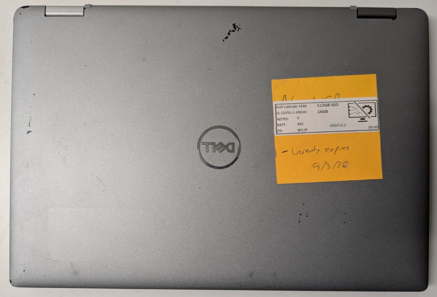 Dell Latitude 5330 14″ FHD TOUCH i5-1245U 1.60GHz 16GB 512GB W11P 4R8FVL3 *WRNTY
