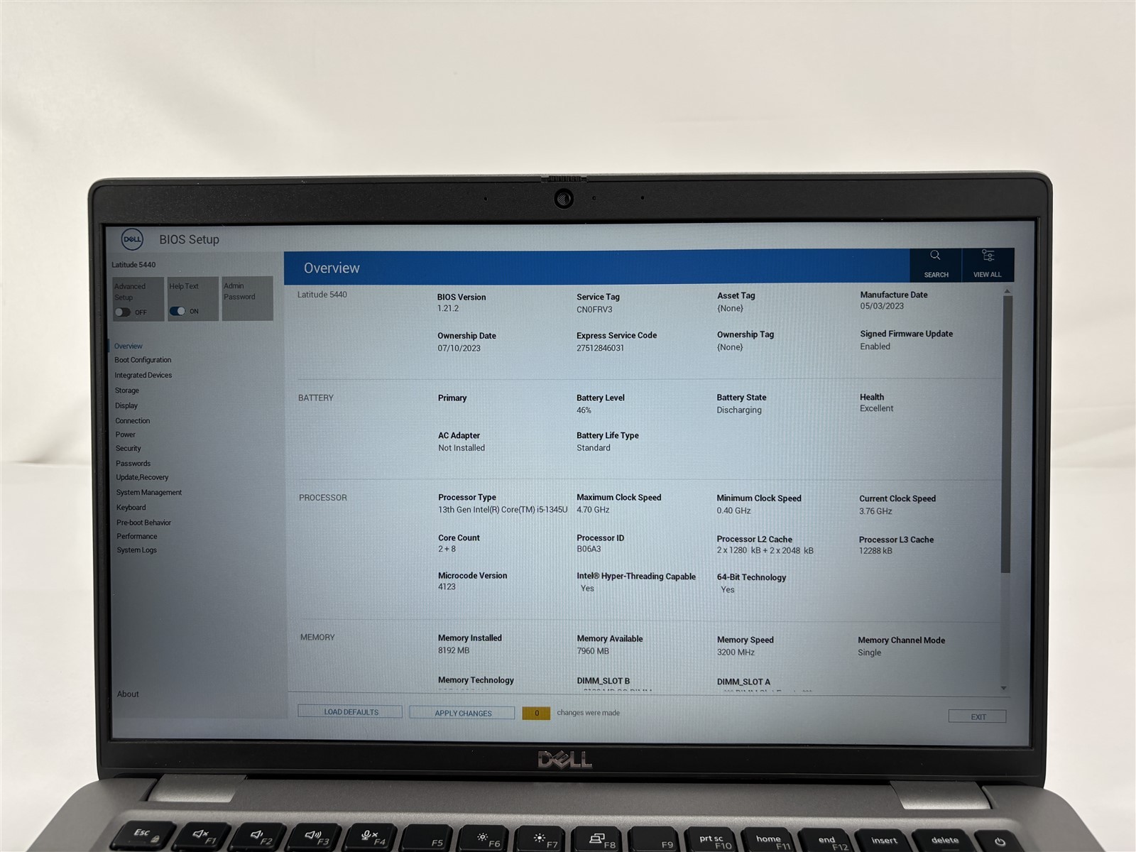 Dell Latitude 5440 2023 14″ i5-1345U 1.6GHz 8GB 256GB SSD UHD