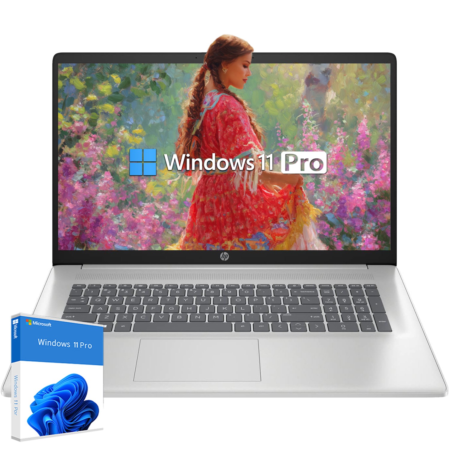 HP 17.3″ FHD Laptop 2.7~4.3GHz AMD Ryzen 5 Win11Pro UPTO 64GB RAM 2TB – open box