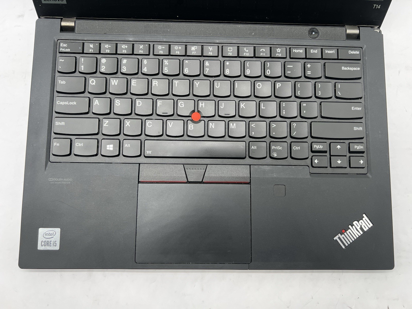 Lenovo ThinkPad T14 Gen 1, Core i5-10210U, @ 1.60GHz, 16GB RAM-No HDD/OS/Adapter