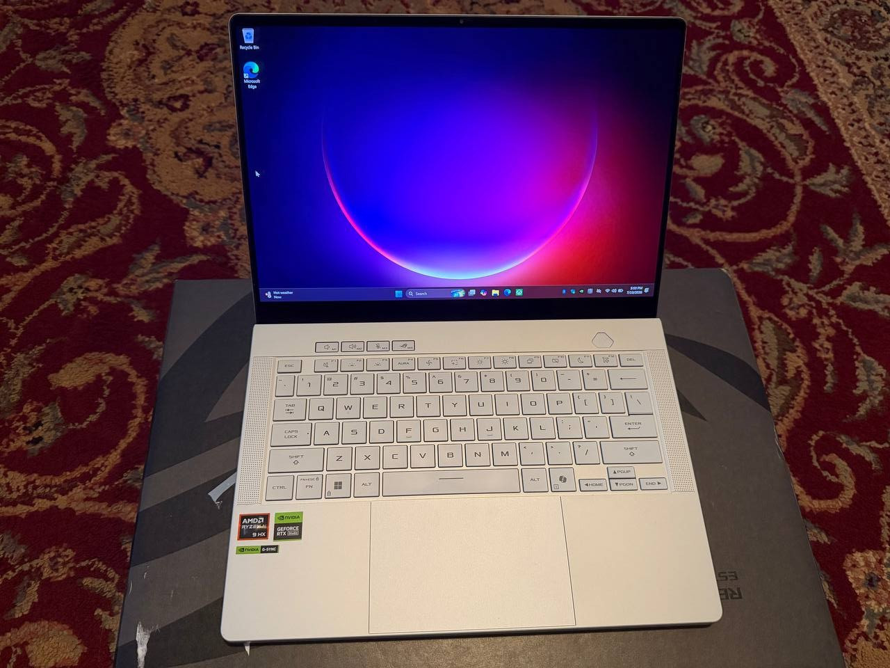 ASUS ROG Zephyrus G14 14″ (2025 GA403WW) RTX 5080 32GB 2TB SSD SILVER PLATINUM