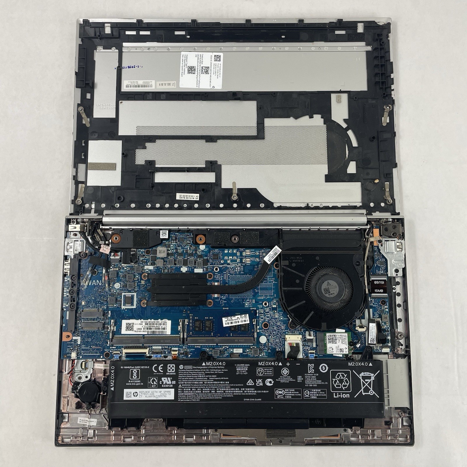 HP EliteBook 850 G7 15.6″ i5-10210U 1.60 GHz 8 GB RAM No SSD No OS – Bad Bezel