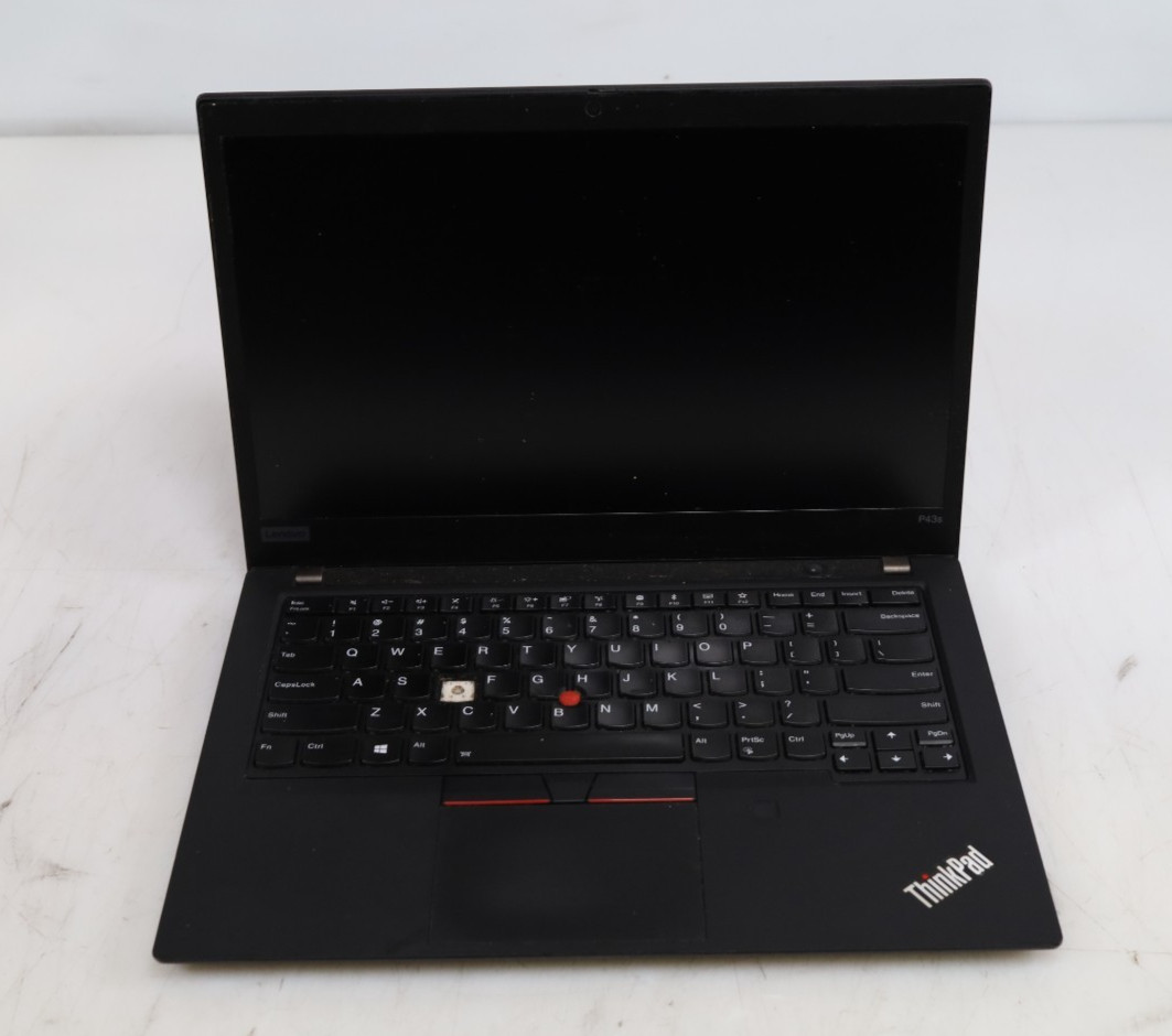 Lenovo ThinkPad P43s 14″ Intel i7-8565U 8GB Quadro P520 NO HDD COA OS AS-IS
