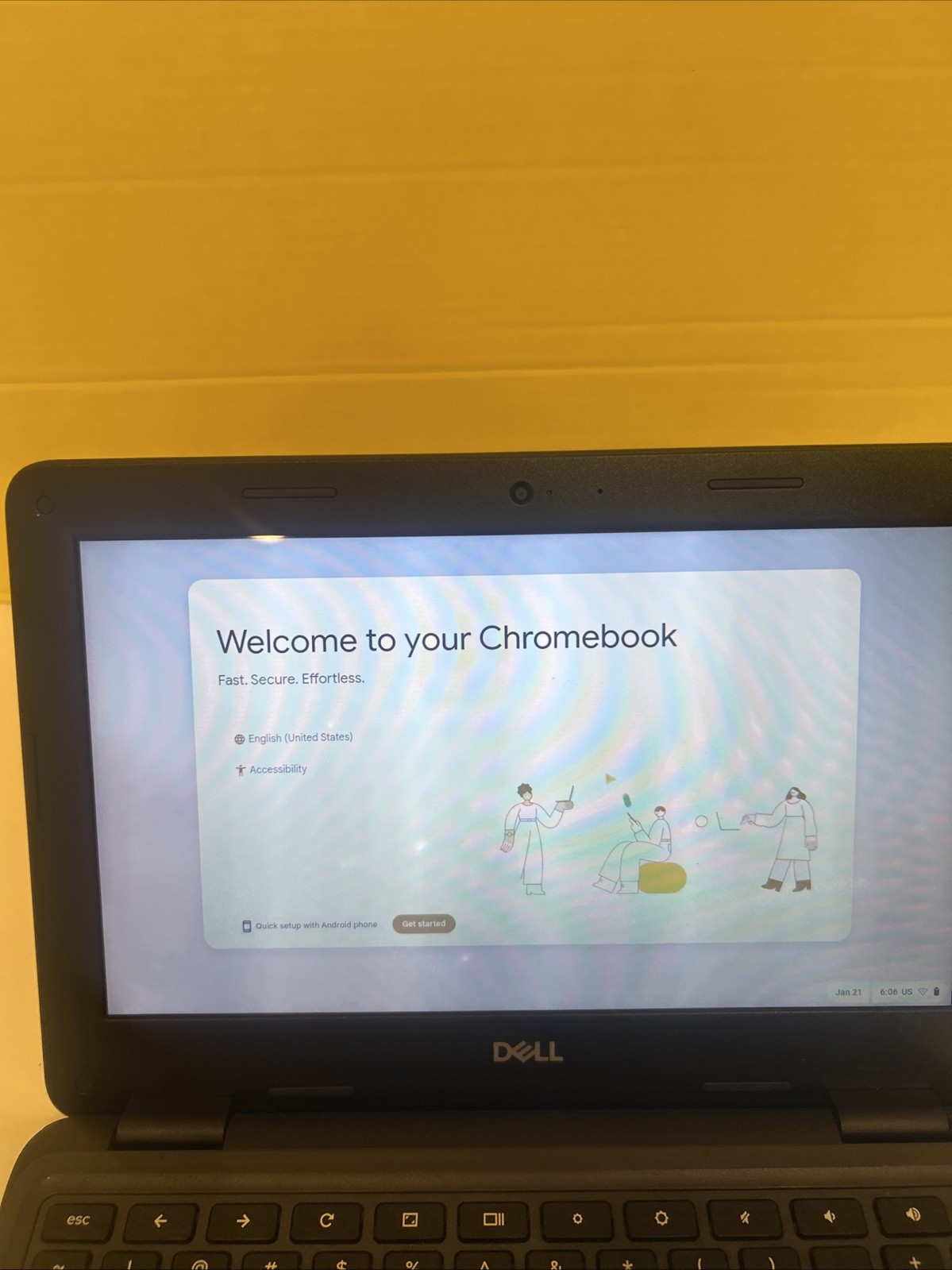 Dell Chromebook 3100 Touchscreen – Fully Functional – Screen Blemishes screen