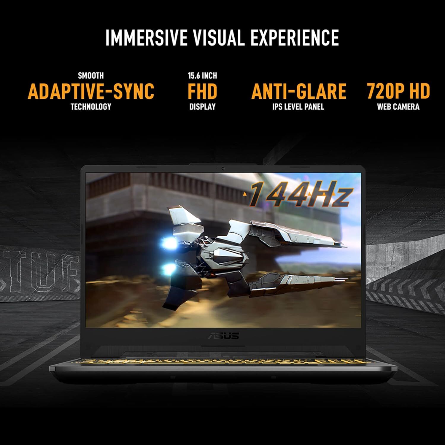 ASUS TUF Gaming A15, AMD Ryzen 7 7435Hs, 15.6-Inch, FHD 144Hz, Gaming Lapto
