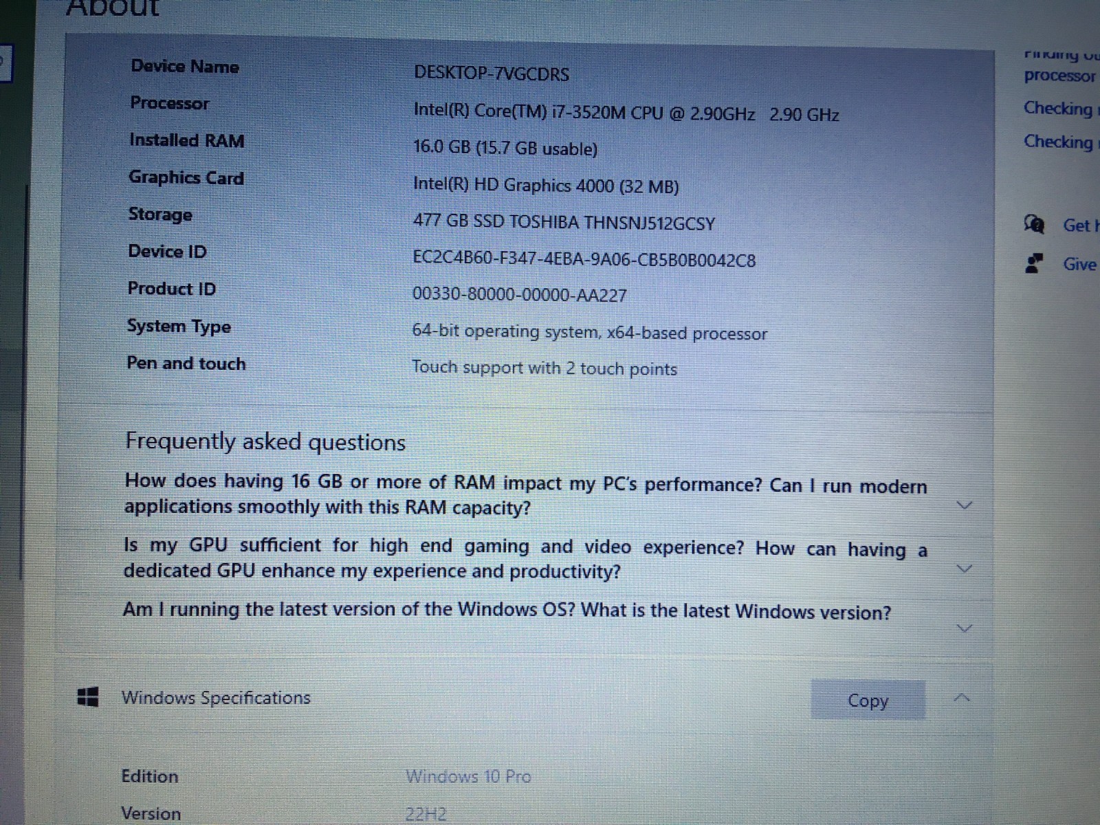 Lot of 2 Lenovo ThinkPad (T440P , X230) i7 16GB RAM 512GB SSD W10 Pro