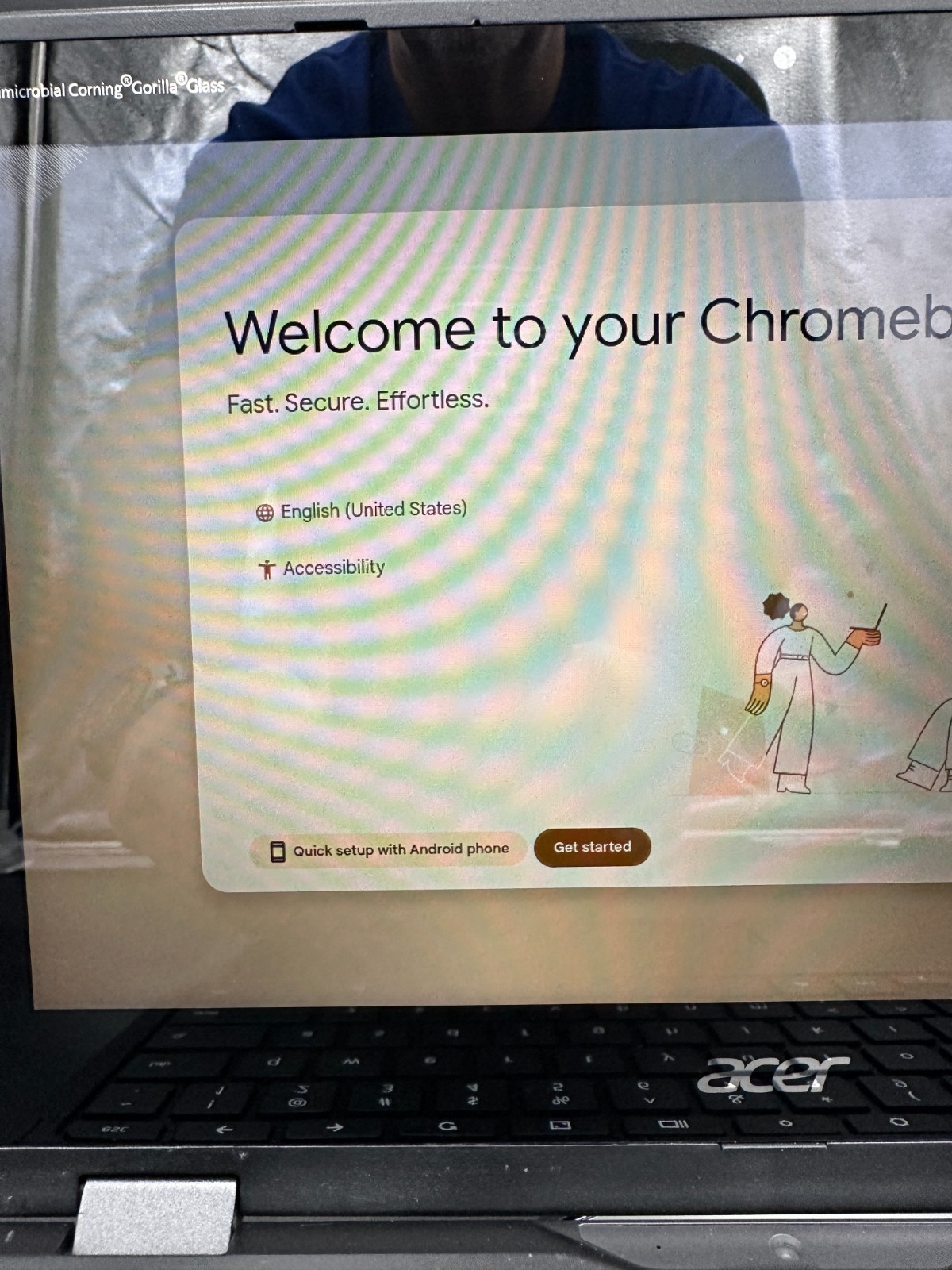 Acer Chromebook Spin 511 R752TN-C3DD (Model NX.ATPAA.001) Scratch and Dent