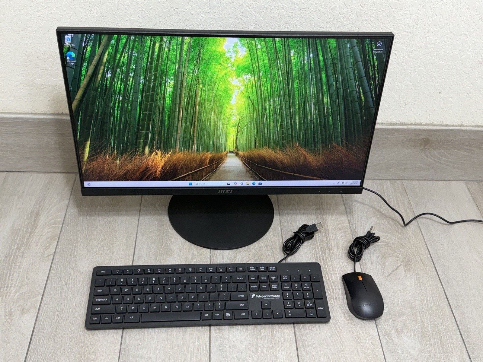 MSI MS-AE04 PRO AP241Z 24″ All-in-One Desktop Ryzen 5 5600G 500GB NVMe 8GB RAM