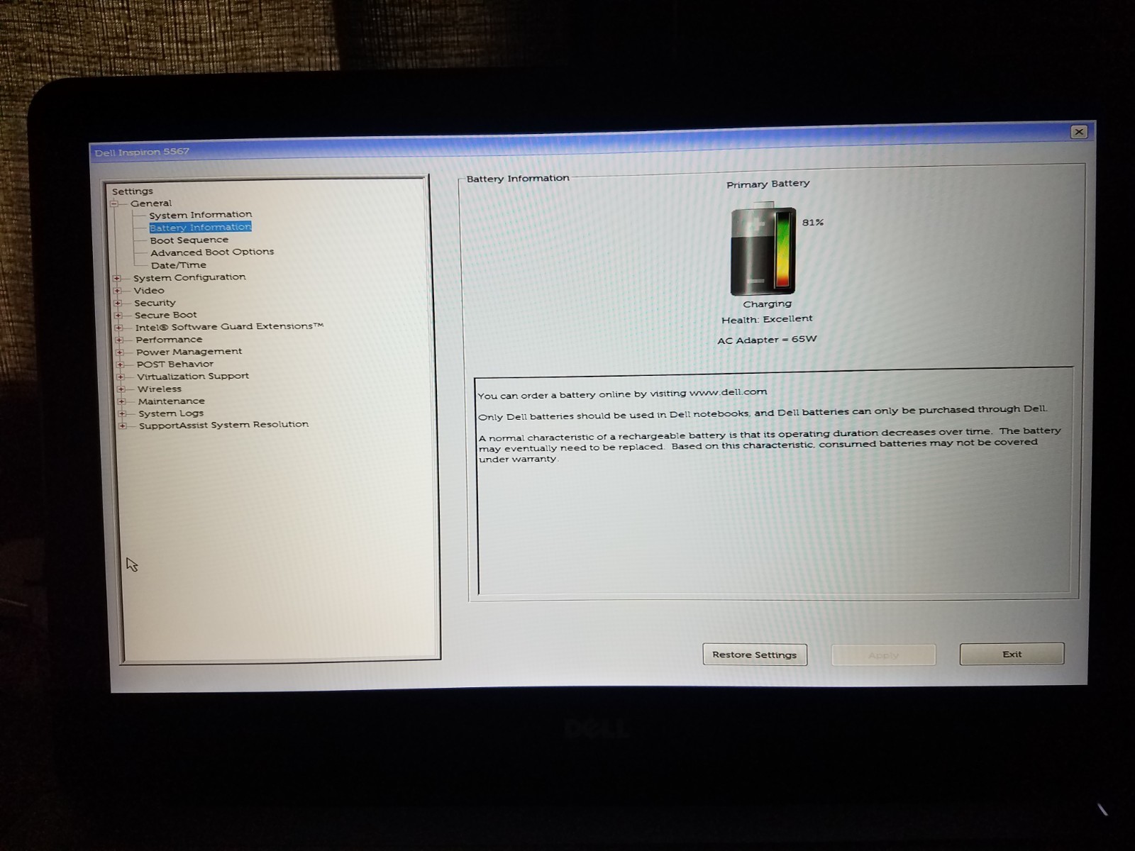 Dell Inspiron 5567 15.6″ Touchscreen Laptop with Windows 11 Home (2)TLM