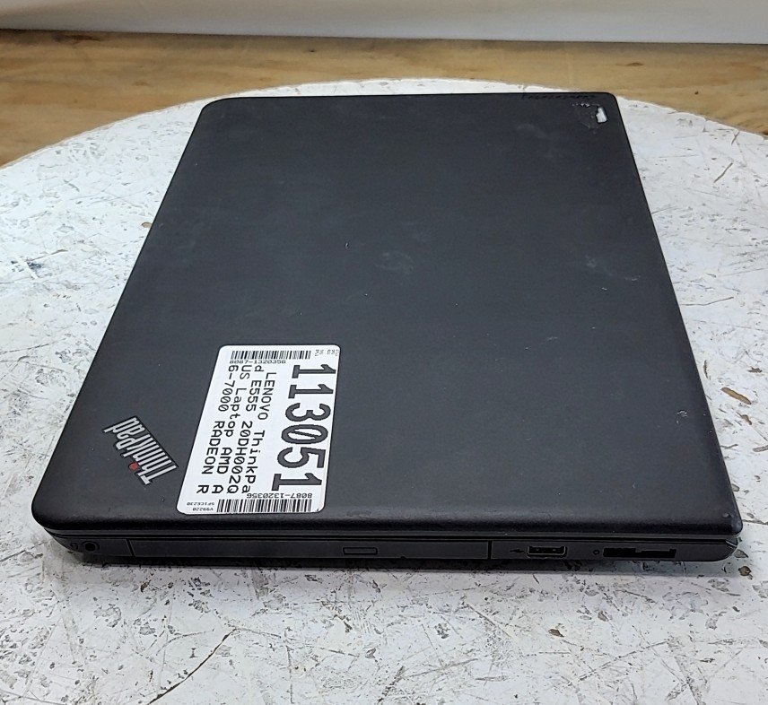 LENOVO ThinkPad E555 20DH002QUS Laptop AMD A6-7000 RADEON R4 4GB SEE NOTES