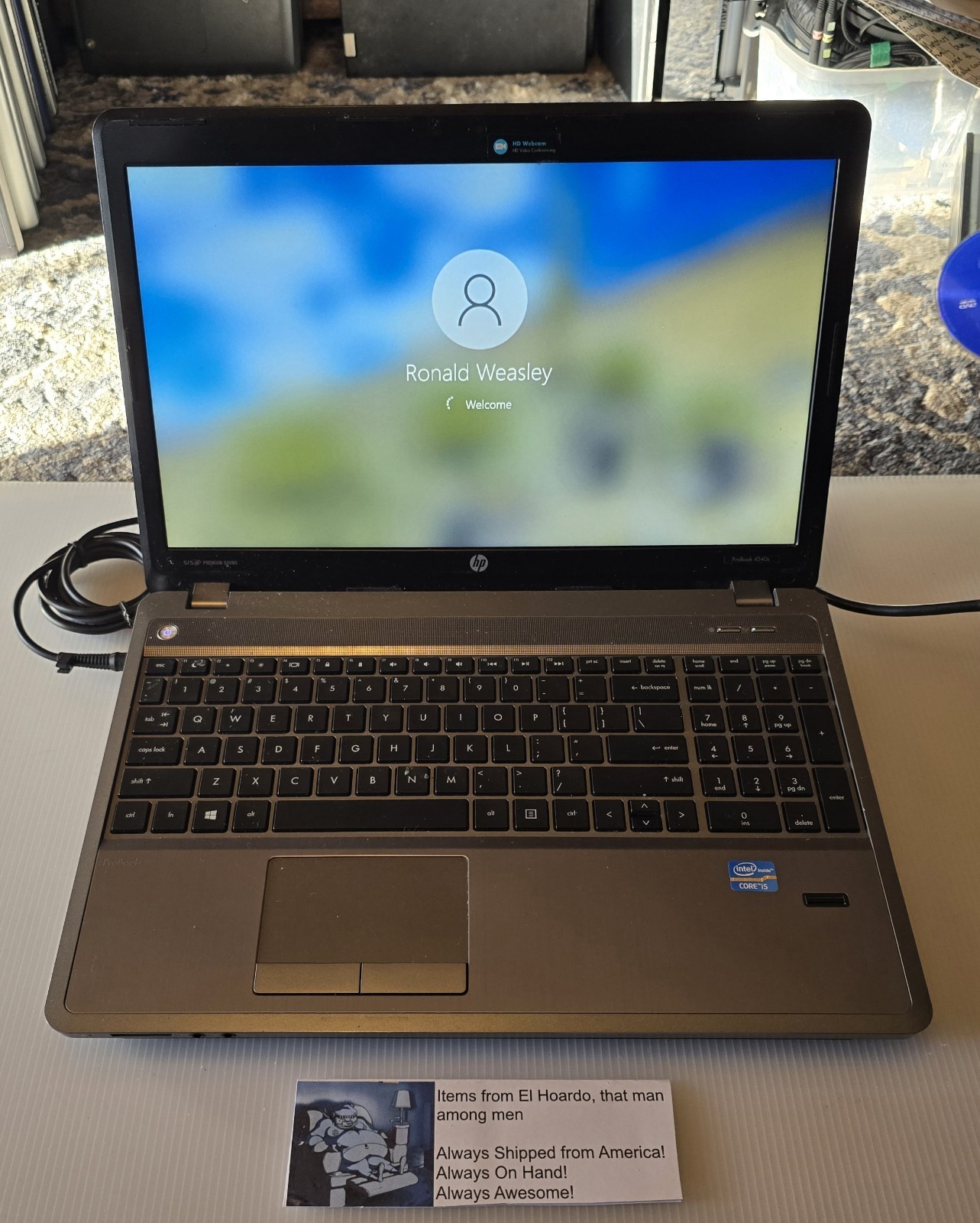 HP Probook 4540s Laptop i5-3210M 2.50Ghz 16GB RAM 500GB HDD WIN 10 PRO