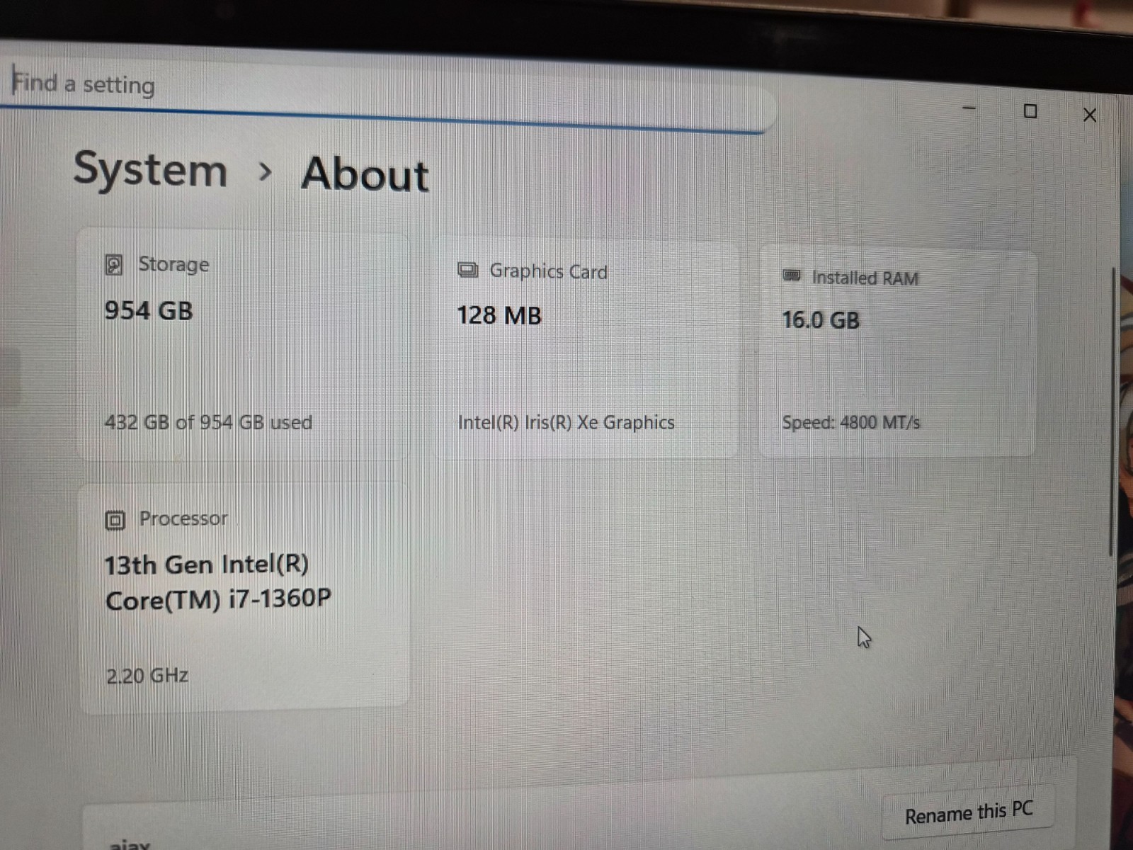 Dell Inspiron 16 7630 16″ (1TB SSD, Intel Core i7-1360P, 5.0 GHz, 16GB RAM)…