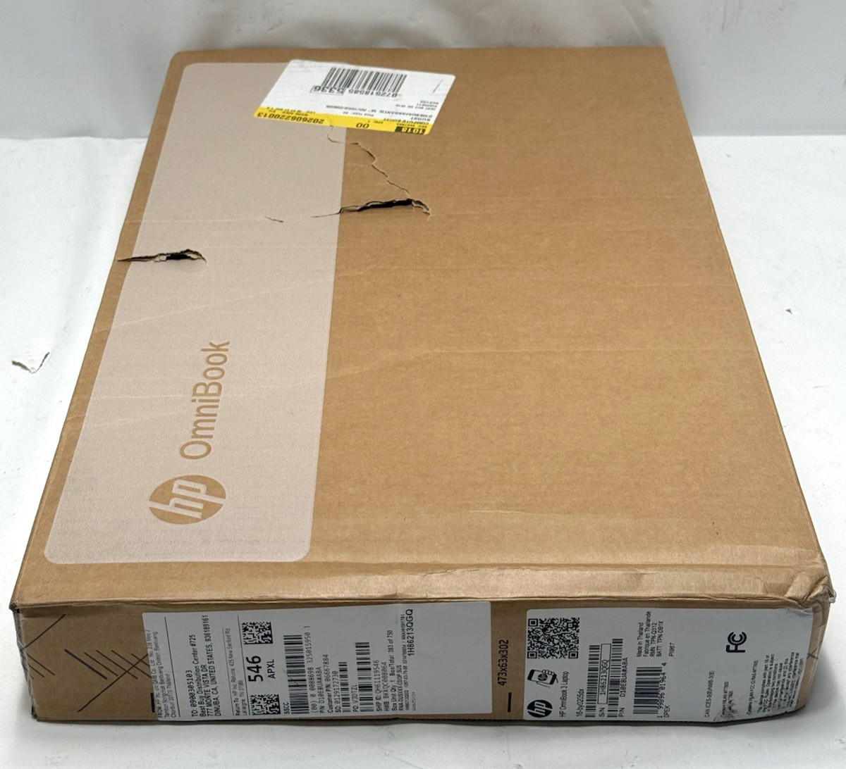HP OmniBook 3 16″ 2K Laptop AMD Ryzen 5 40 16GB RAM 256GB SSD – Glacier Silver