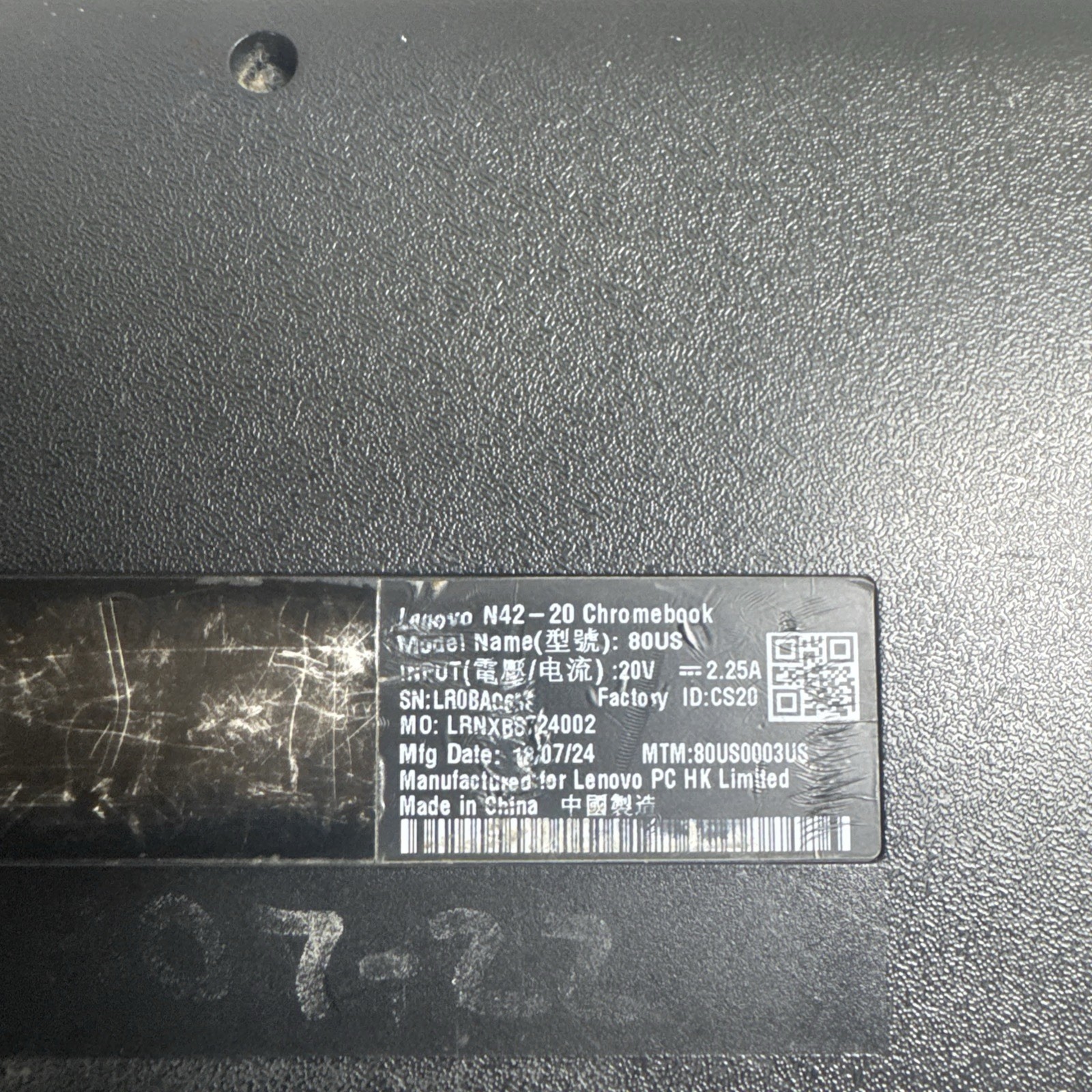 Lot of 2 Lenovo N42-20 Chromebook 11.6” Intel Celeron Parts Repair Untested