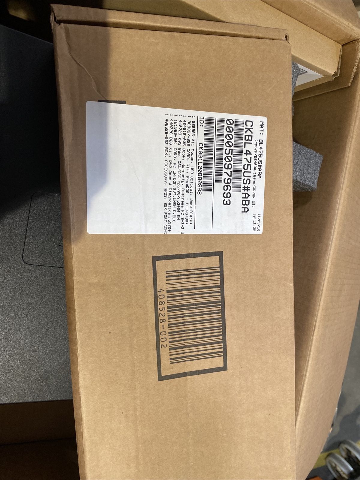 HP BL475US#ABA RP5700 Kodak rad rm computer W/keyboard mouse stand power cord￼s