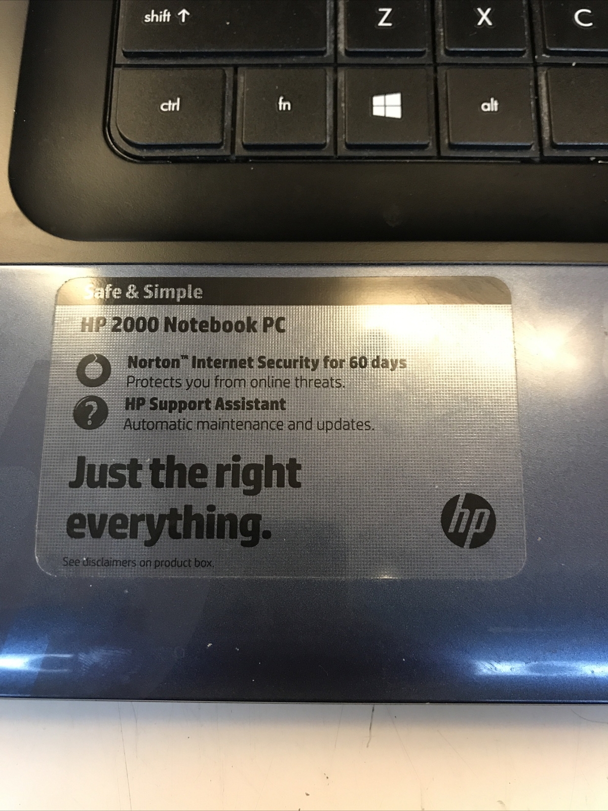 HP 2000 Notebook AMD E-300 APU Radeon HD 1.30GHz 4GB Ram No HDD Boot to BIOS
