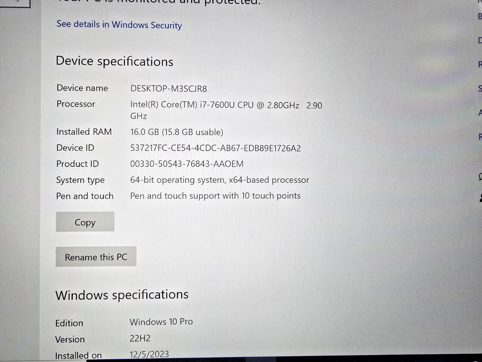 lenovo thinkpad x1 yoga 2nd gen i7