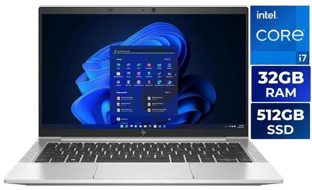HP Elitebook 830 G8 Intel i7-1185G7 32GB RAM 512GB SSD 13.3 in FHD Touch W11 Pro