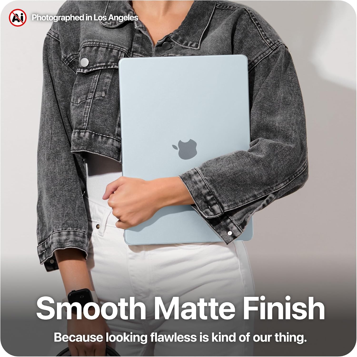 GhostShell Frost Premium Hardshell Case for MacBook Air 15″ 2026 2025 2024 2023