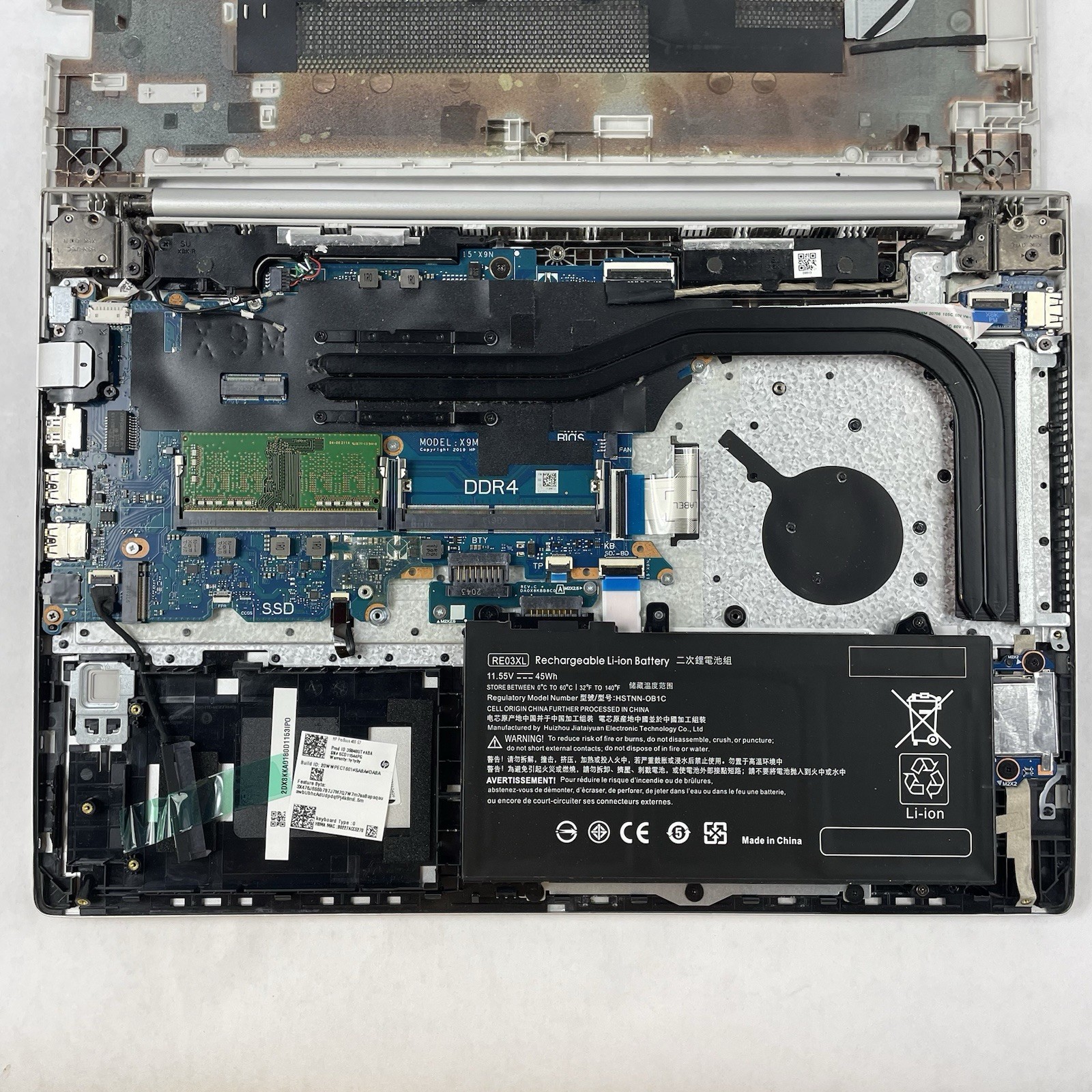 HP ProBook 455 G7 15.6″ Ryzen 5 4500U 2.375 GHz 8 GB RAM No SSD/OS/AC