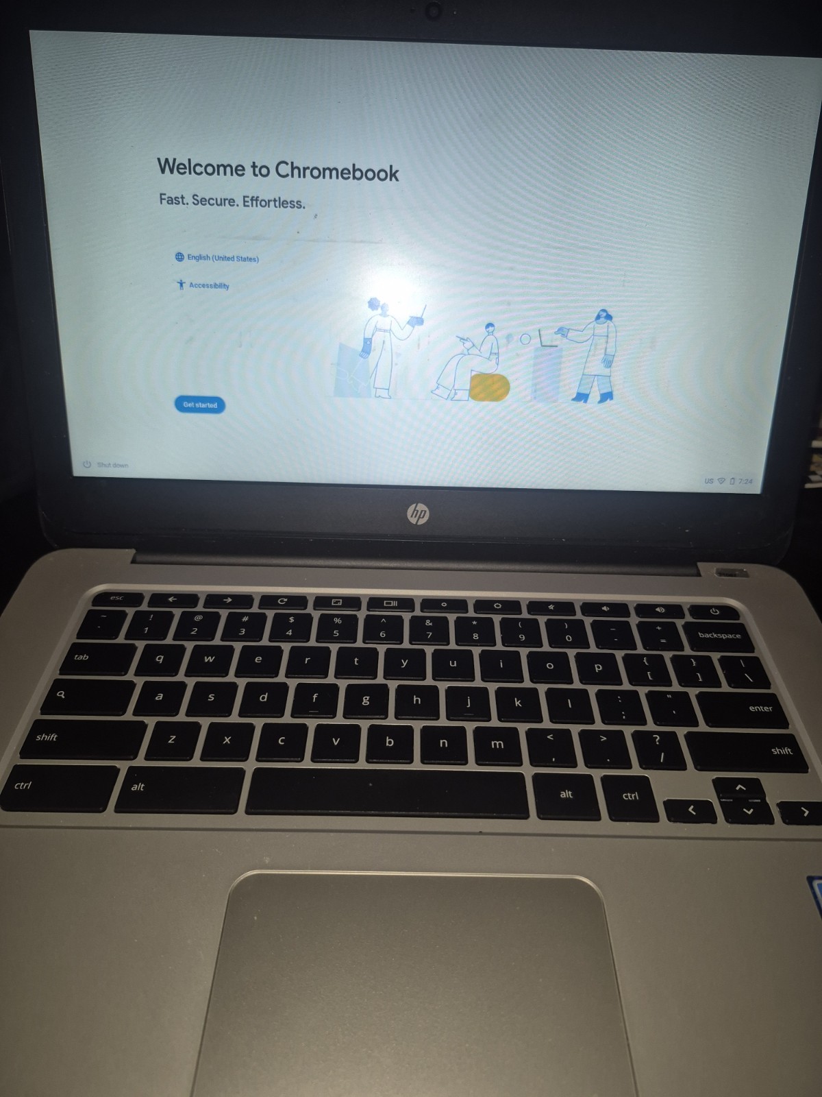 HP Chromebook 11 G4 | 11.6″ 2.16GHz N2840 | 4GB RAM | 32GB SSD
