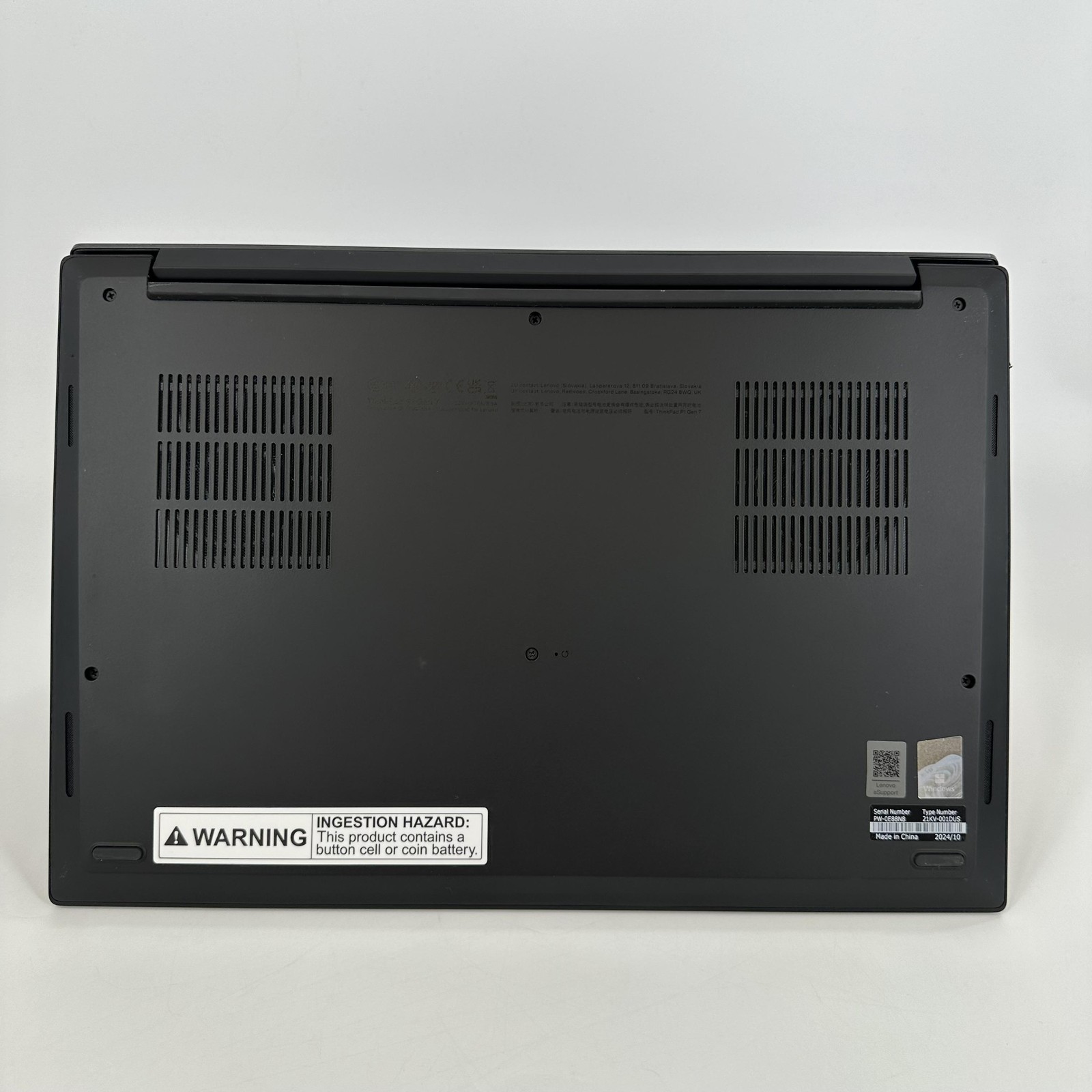 Lenovo ThinkPad P1 Gen 7 16 UHD+ TOUCH Ultra 9 185H 64GB 2TB/2TB RTX 3000 Ada