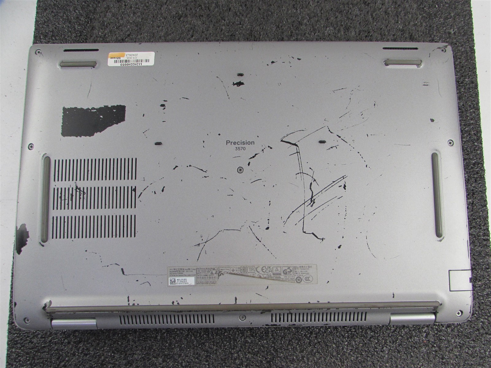 DELL PRECISION 3570 1920X1080 FHD CORE I7-1265U 512GB SSD 16GB RAM T550 NO O.S