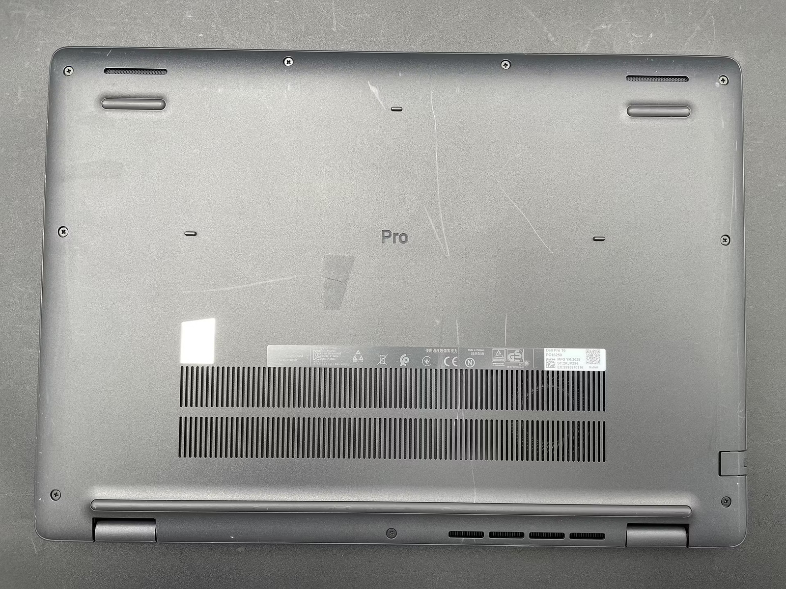 Dell Pro 16 PC16250 Used 16″ (Intel Core 5 120U-8GB-256GB NVMe)