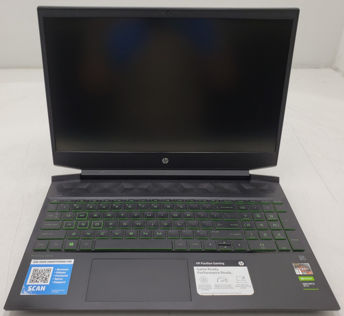 HP Pavilion Gaming 15-ec0013dx Laptop AMD Ryzen 5 3550H 8GB 256GB SSD GTX 1050