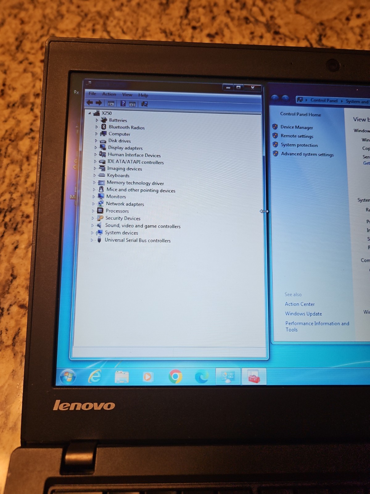 Lenovo ThinkPad X250 12.5″ Intel i7 8GB RAM 256GB SSD Windows 7 Ready to Use