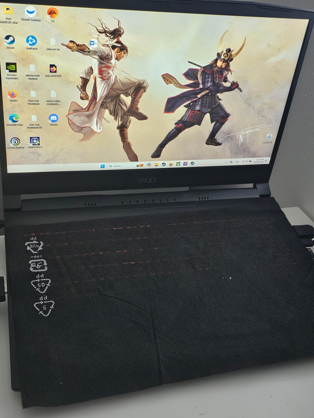 MSI Katana GF66 Gaming i7-12650H 2.7GHz 16 GB RAM 512 GB SSD RTX 3050 Ti