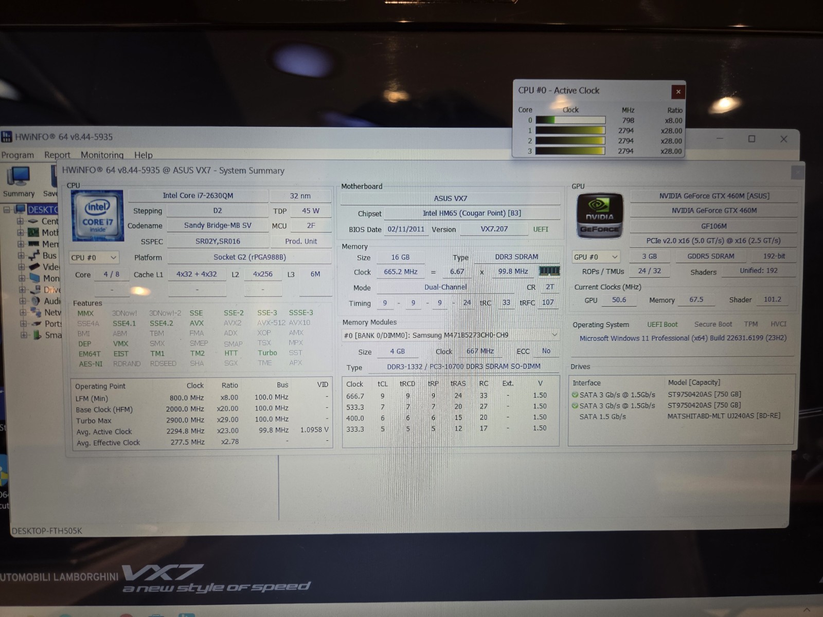 Asus Automobili Lamborghini VX7 – Full Set – Mint Condition – gaming laptop