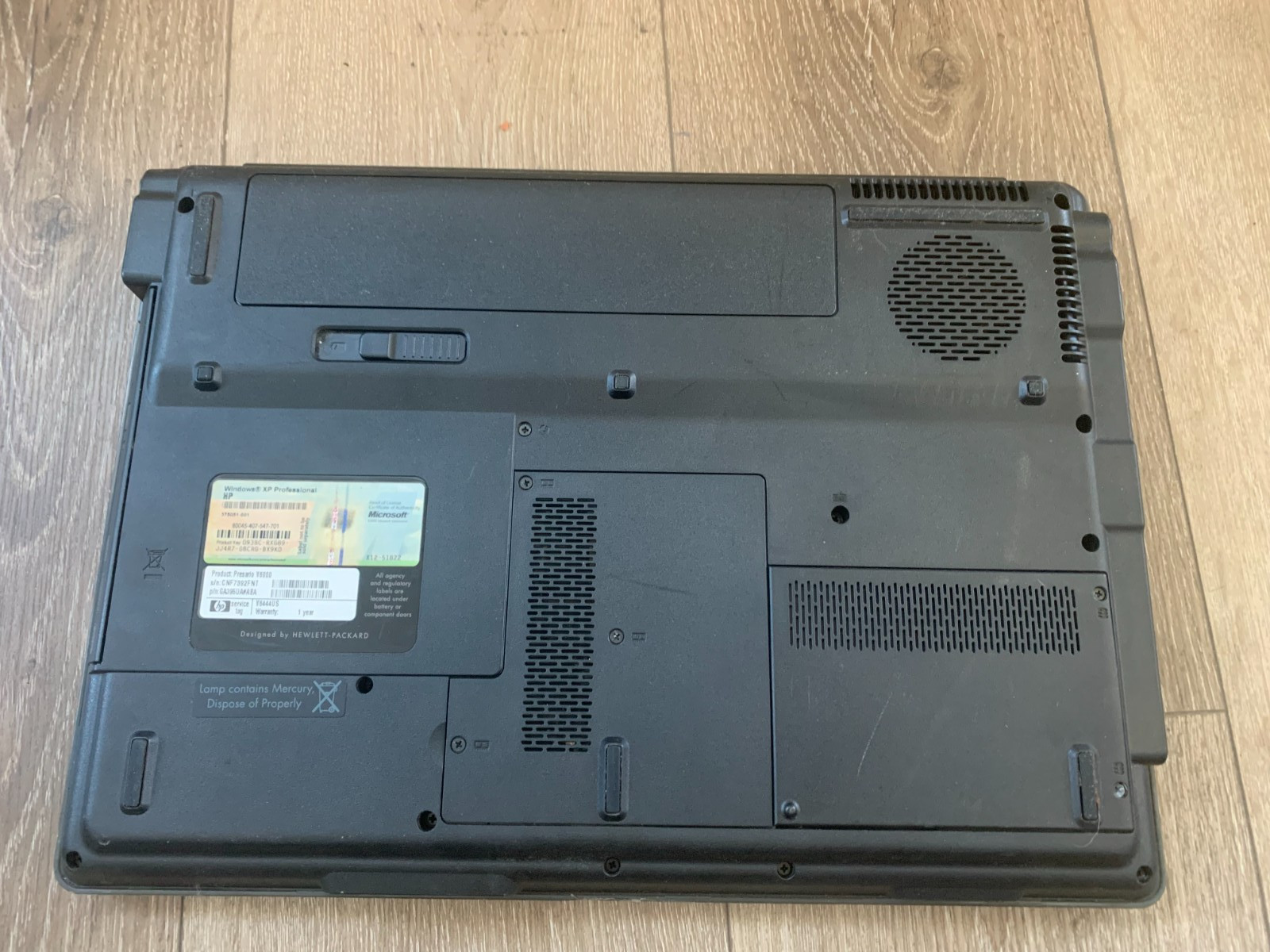 Compaq Presario V6000 15.4″ Intel Core Duo T2450 2.00Ghz 2GB RAM 120GB HDD Win 7