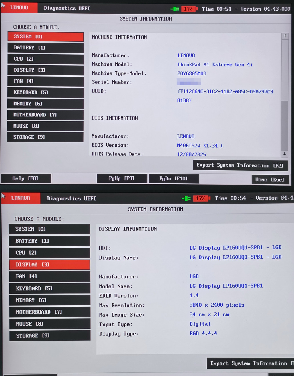 Lenovo ThinkPad X1 Extreme Gen 4 i7-11850H 16″ 4K 3840×2400 16GB NVIDIA RTX 3050