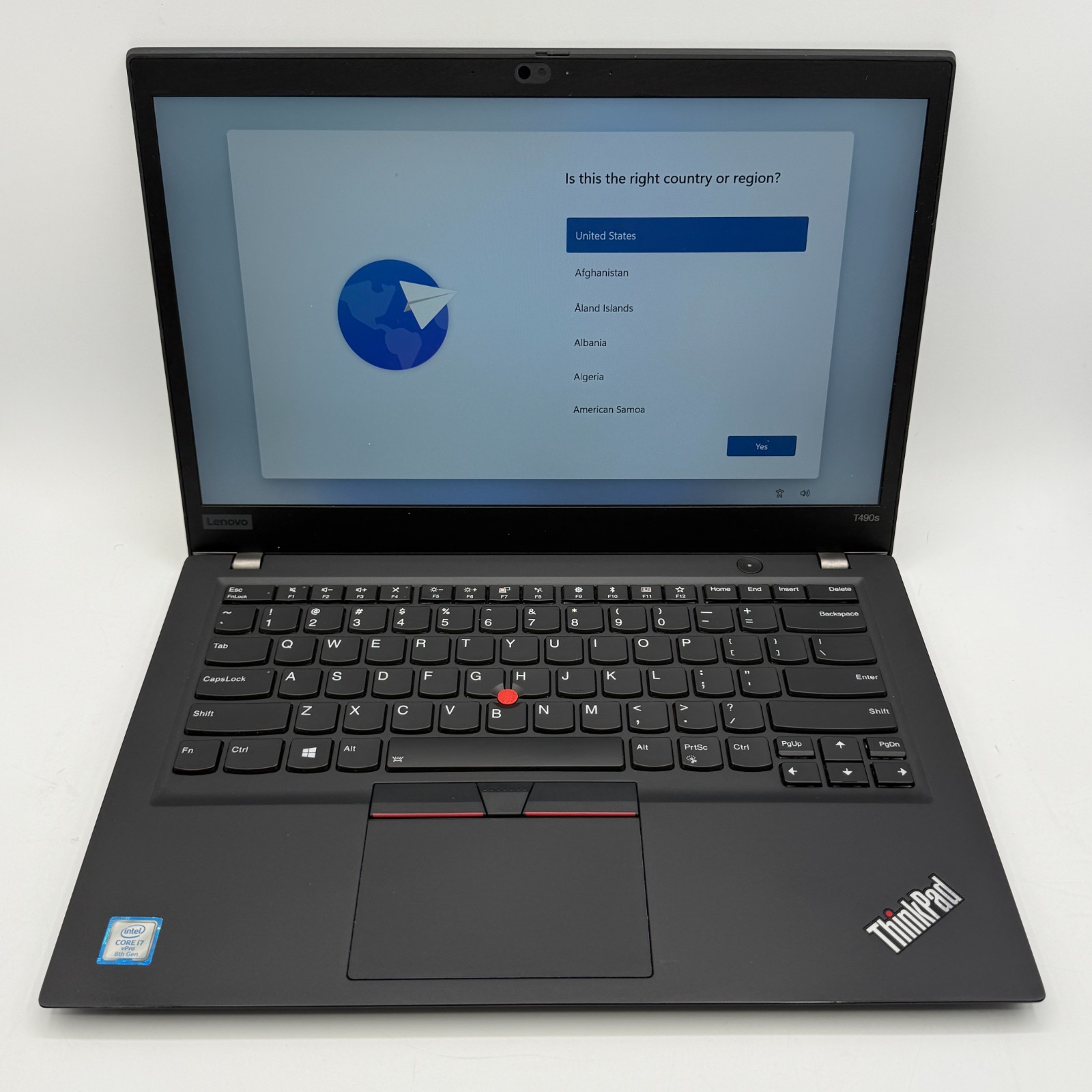 Lenovo ThinkPad T490s i7-8665U 16GB 256GB SSD Win11Pr Fingerprint LTE LaptopREAD