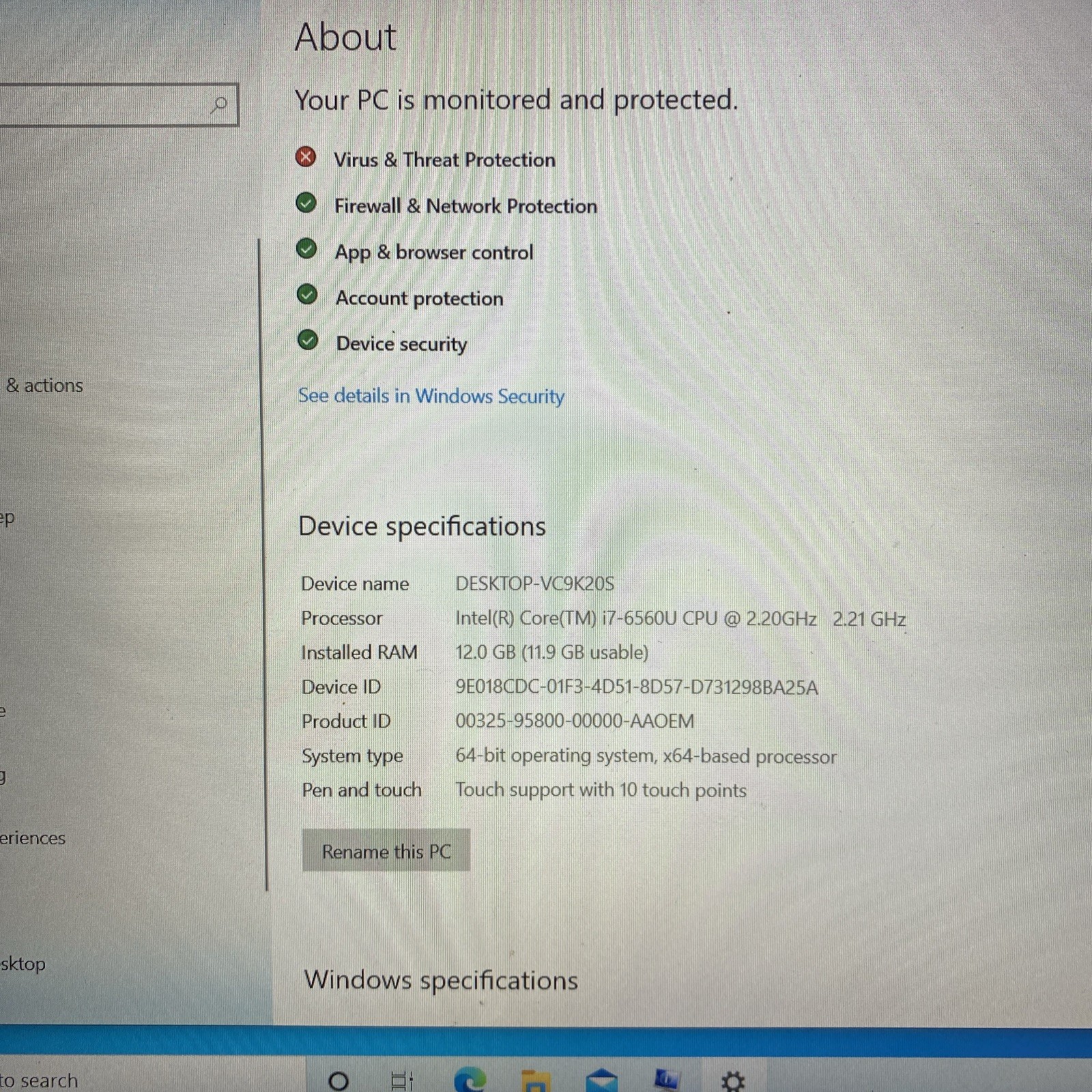 HP Envy x360 M6 15.6″ i7-6560U 2.2GHz 12GB RAM 1TB HDD Win10 Tested Reset