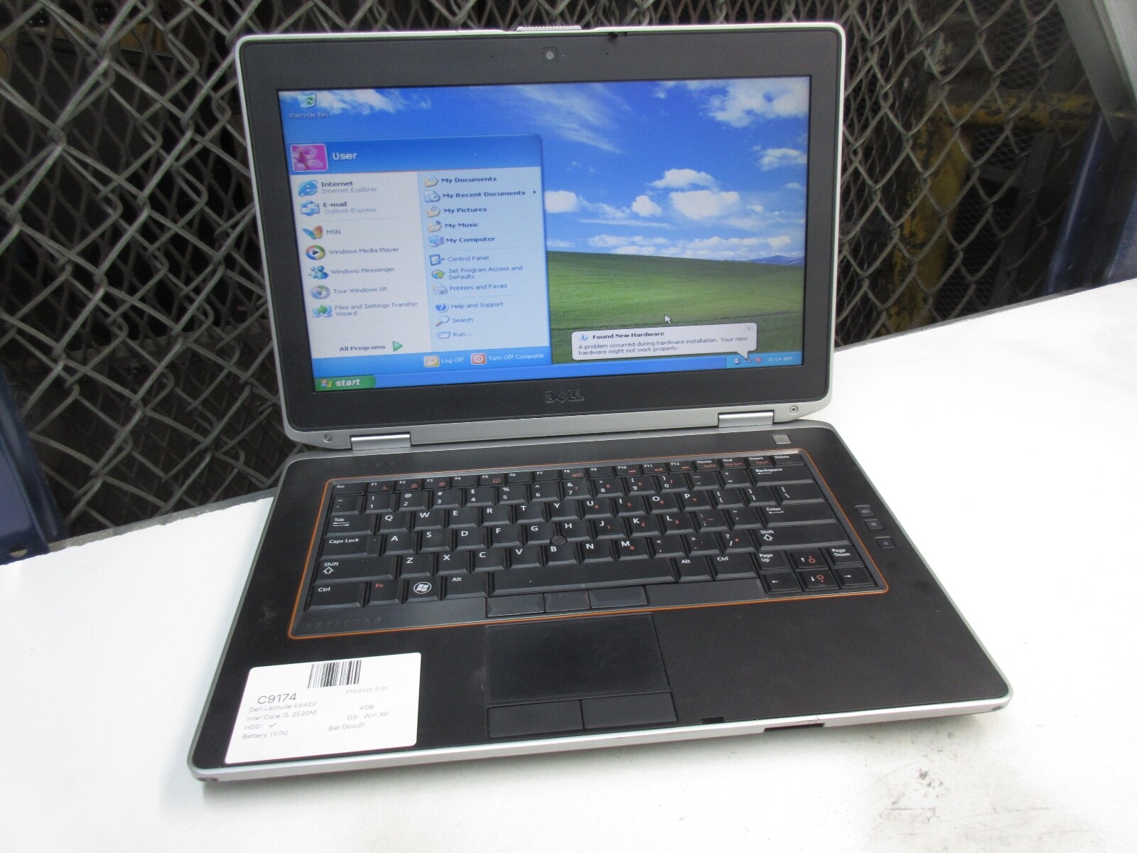 Dell Windows XP Laptop E6420/30 i5 2.4ghz 512GB SSD DVDRW 14″ W/ Adapter