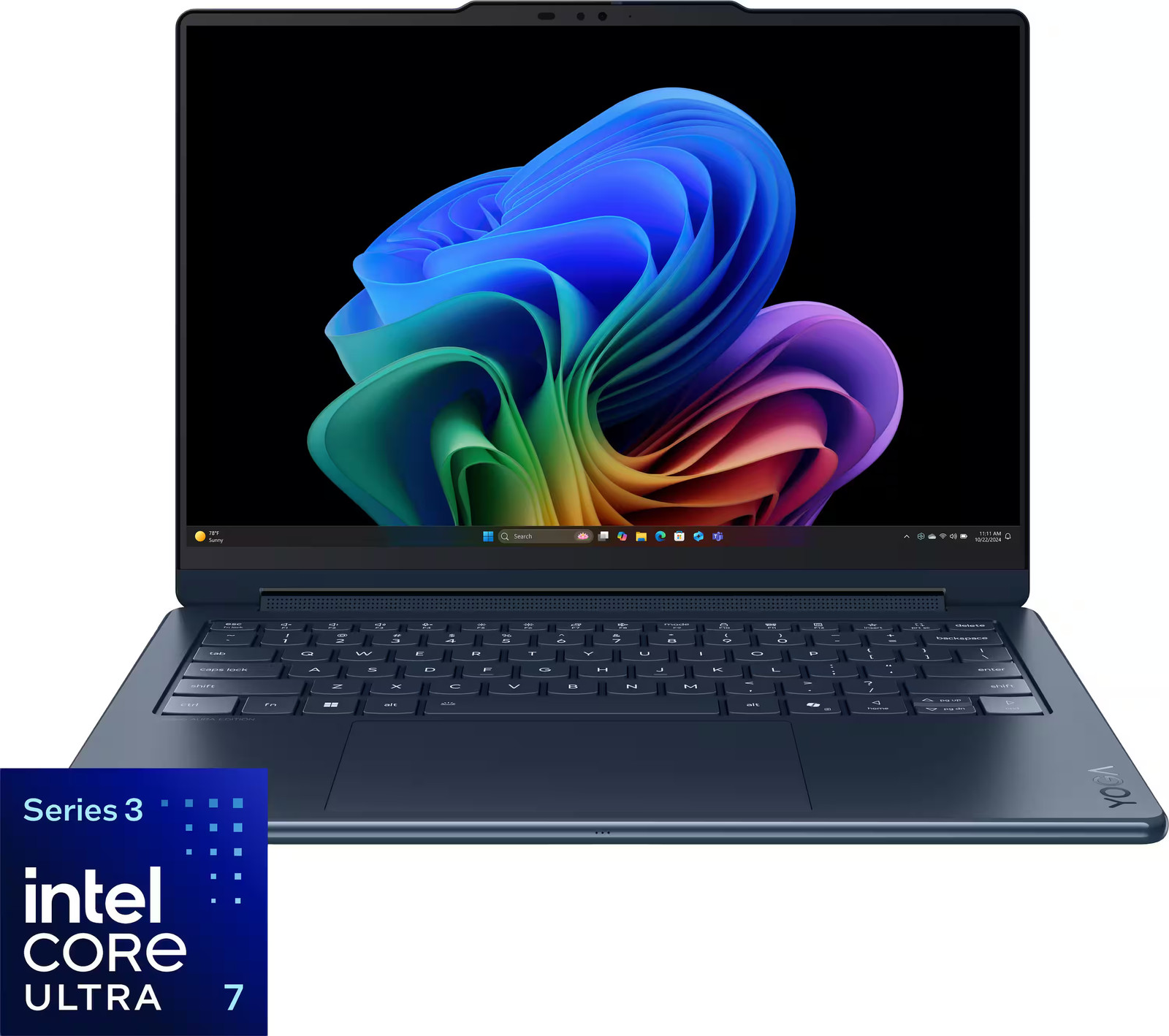 Lenovo – Yoga 9i 2-in-1 Aura Edition 14″ 3K OLED Touchscreen Laptop – Core Ul…