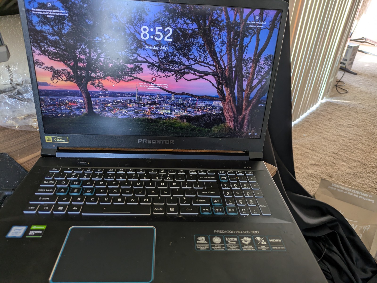 Acer Predator Helios 300 15.6″ (512GB SSD, Intel i7-9750H, 2.60GHz, 16GB RAM,…