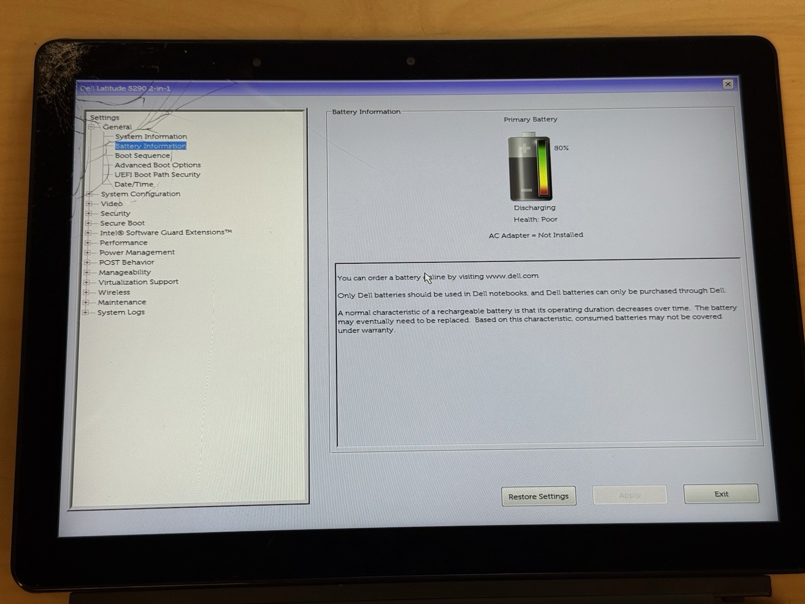 DELL Latitude 5290 2-in-1 Intel Core i5-8350U 1.70GHz 8GB NO SSD * READ*