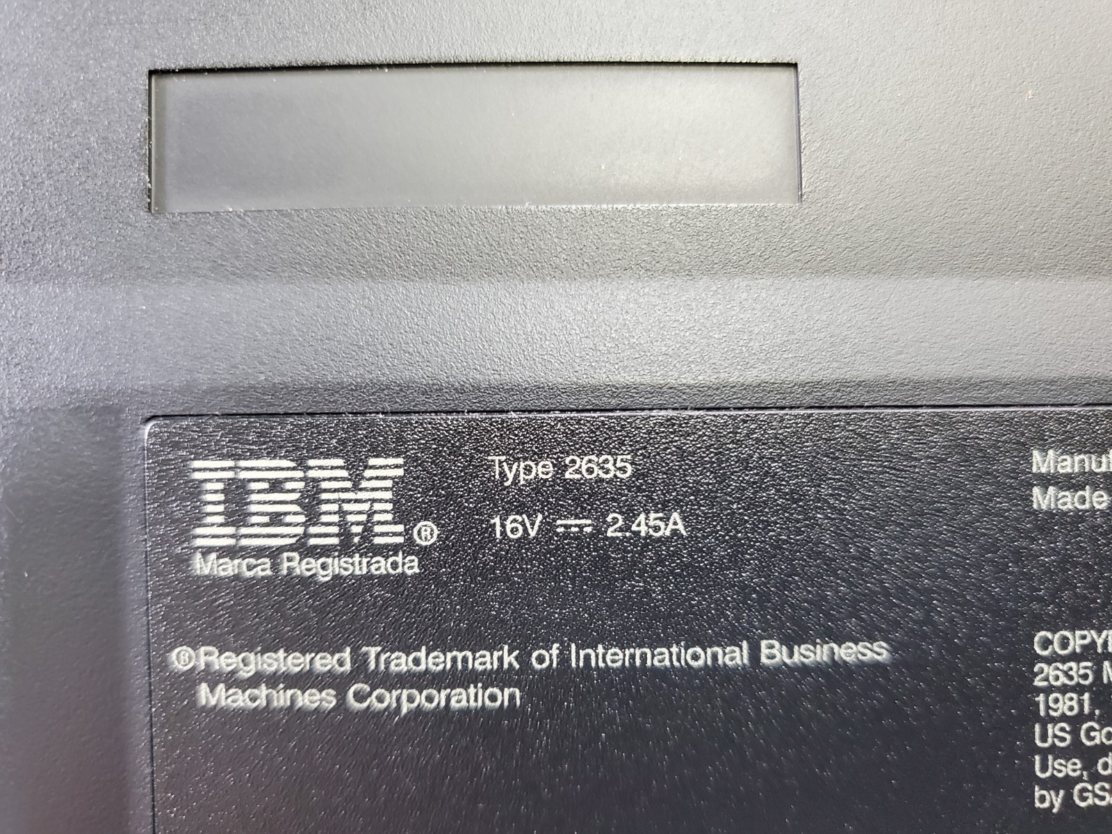 IBM 385XD Laptop Posts To Bios Hard Drive Bad See Pictures 96 Mb Type 2635