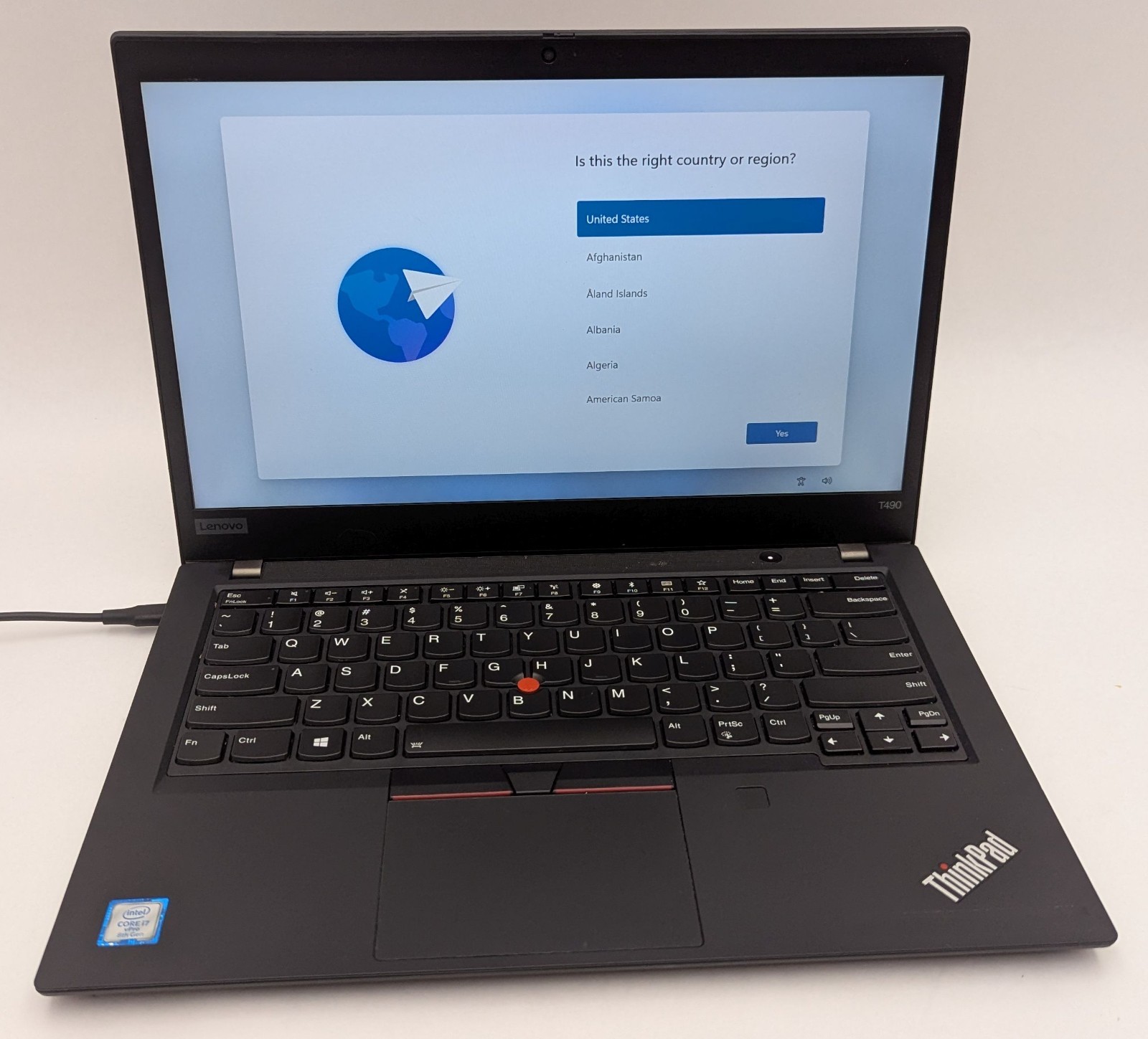 Lenovo ThinkPad T490 14″ Laptop i7-8665U 1.90GHz 8GB RAM 500GB NVMe Windows 11