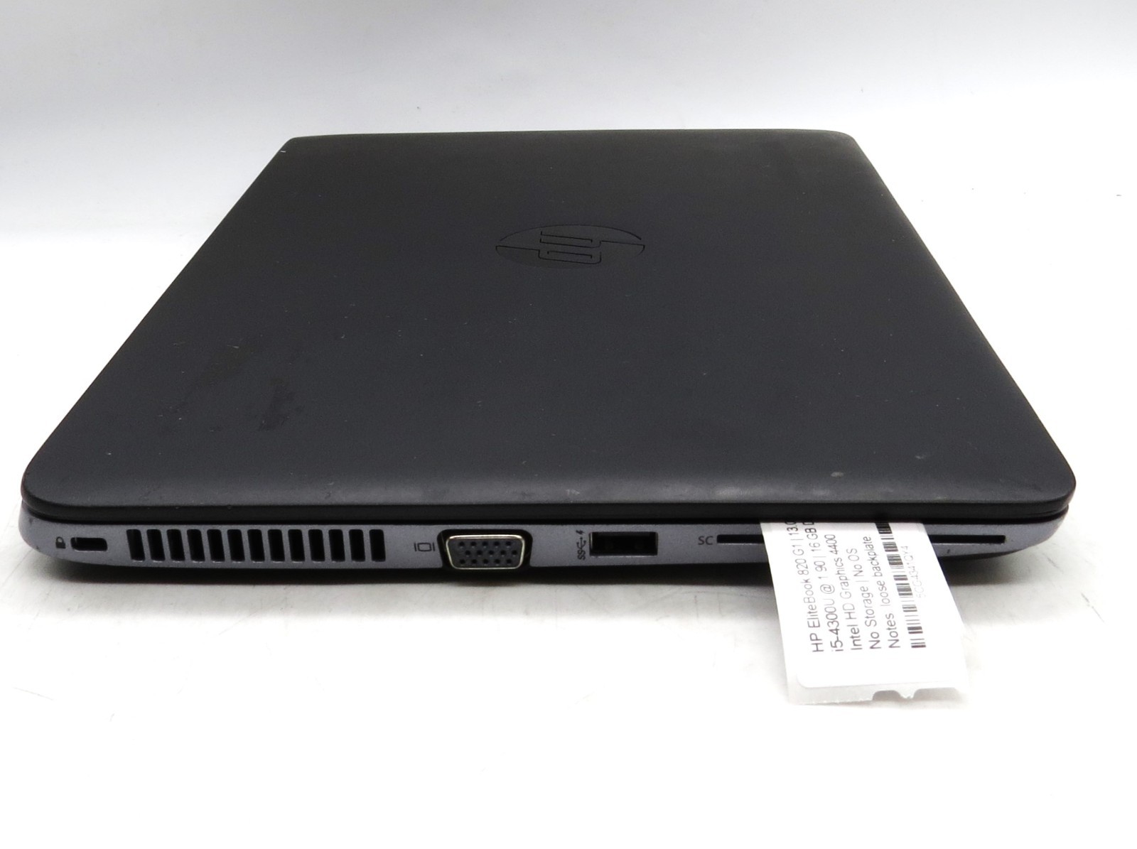 HP EliteBook 820 G1 _ i5-4300U @1.9 _ 16GB RAM _ No SSD / OS