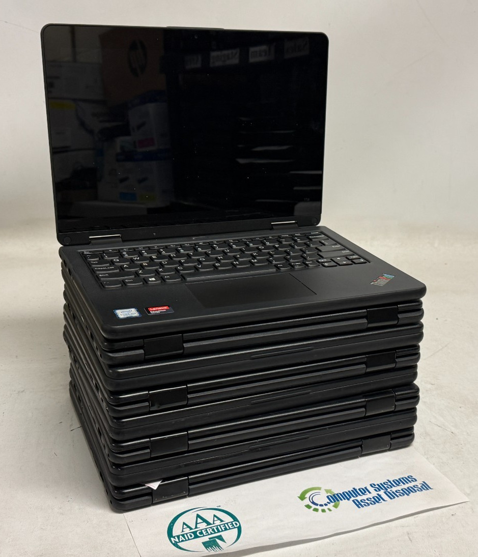 Lenovo ThinkPad 11e Yoga Gen 6 11.6 (m3-8100Y – 8GB RAM – NO OS/HDD) – Lot of 8