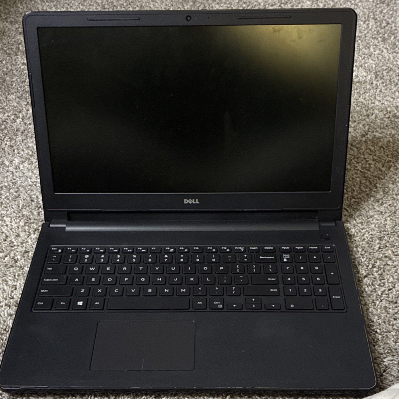 Dell 15.6″ Black Notebook Laptop HDMI USB 2.0 SD Card Slot Ethernet Webcam