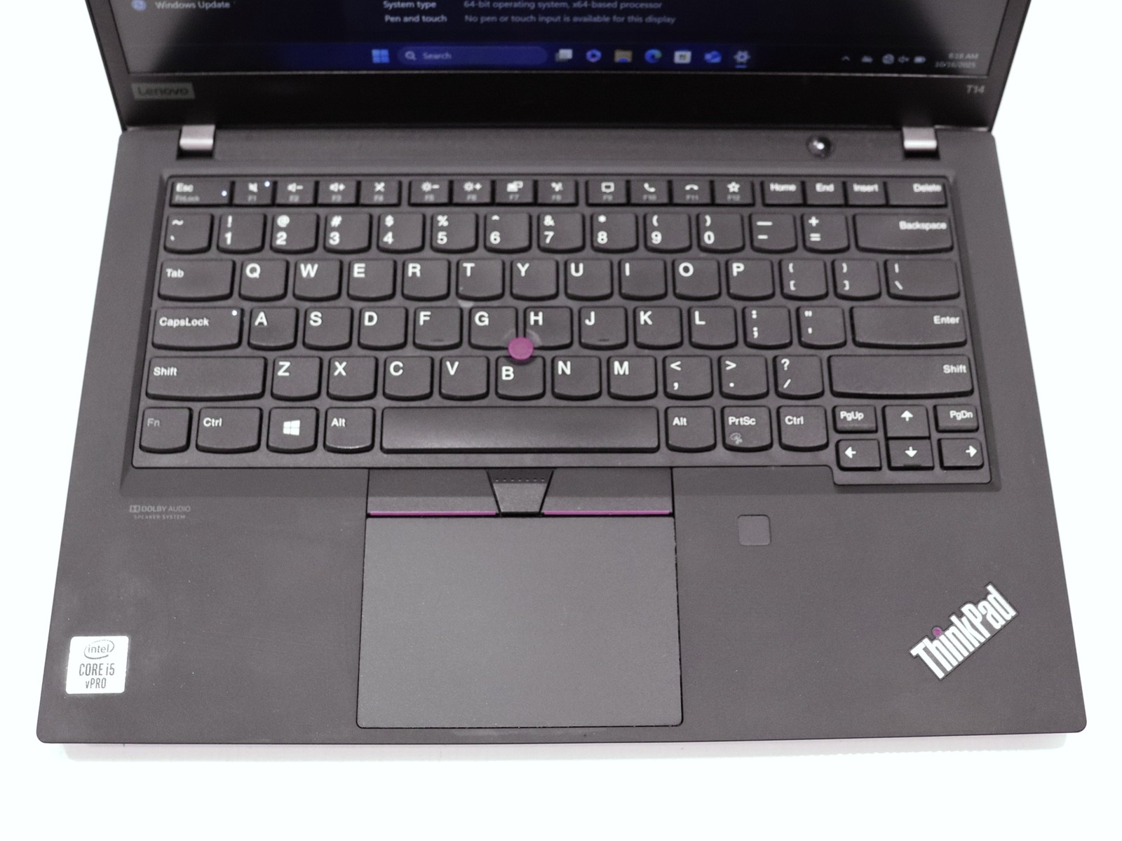 Lenovo ThinkPad T14 G1 14″ i5-10310U 24GB 256GB NVMe Win 11 Pro – As Is Read